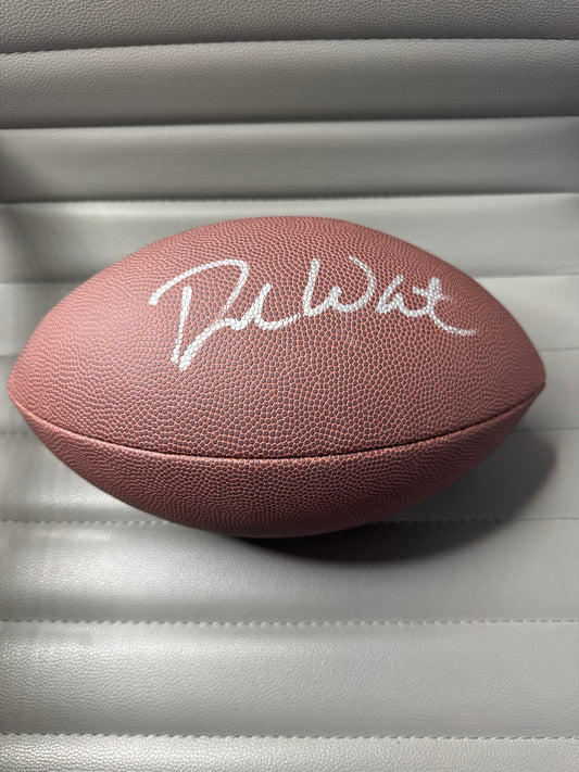 Deshaun Watson autographed football with coa