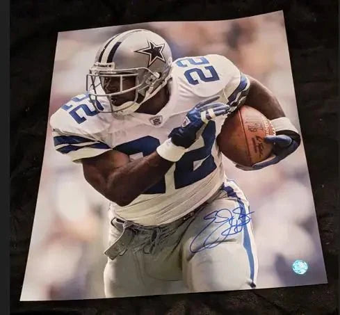 Emmit Smith Dallas Cowboys autographed 16x20 photo with coa