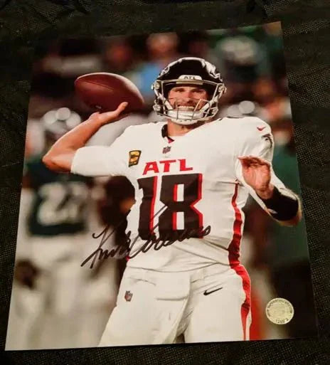 Kirk Cousins Signed 8 1/2x 11 Photo with coa