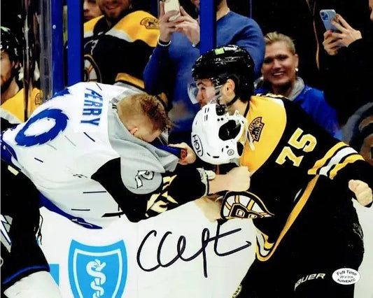 Kyle Clifton of the Boston Bruins Autographed 8x10 Photo Full Time coa