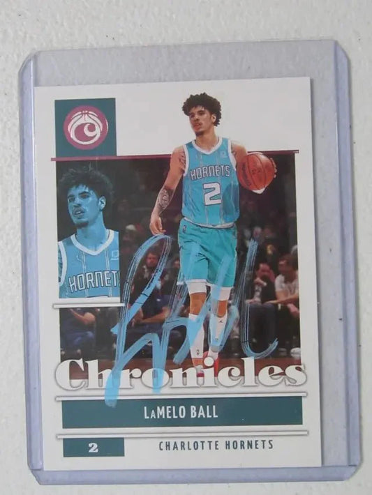 LAMELO BALL SIGNED CARD No COA