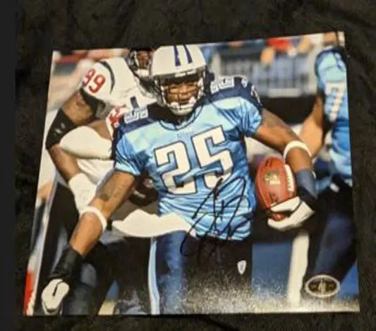 Lendale White autographed 8x10 photo with coa sticker only