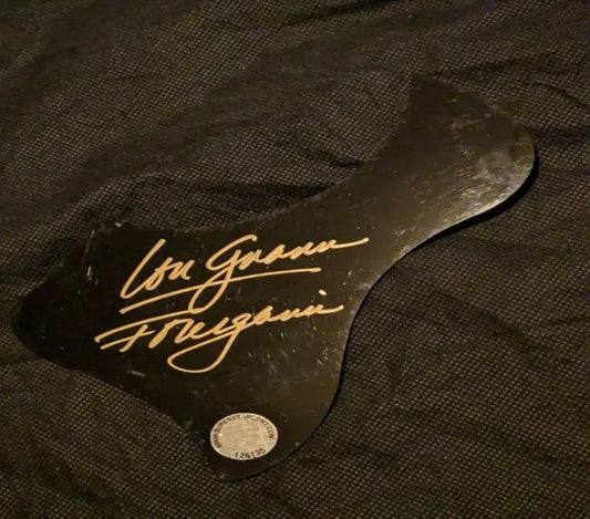 Lou Graham Signed Pickguard with coa