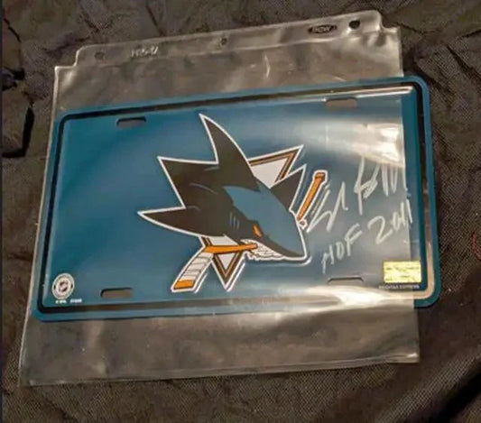 Luis Severino Auto Signed San Jose Sharks Team Novelty Plate with coa 115024