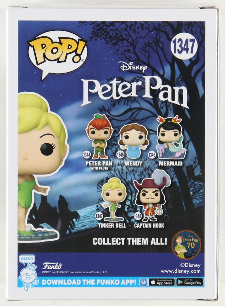 Margaret Kerry Signed "Peter Pan" #1347 Tinker Bell Funko Inscribed "Tinker Bell" (JSA)