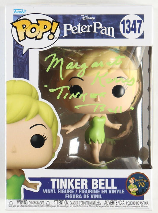 Margaret Kerry Signed "Peter Pan" #1347 Tinker Bell Funko Inscribed "Tinker Bell" (JSA)