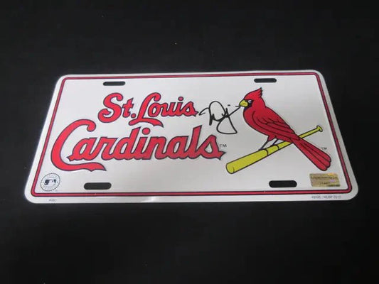 Mark McGwire Signed License Plate EUA COA