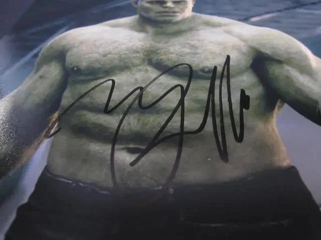 Mark Ruffalo & Chris Evans Avengers Signed 8x10 Photo RCA COA