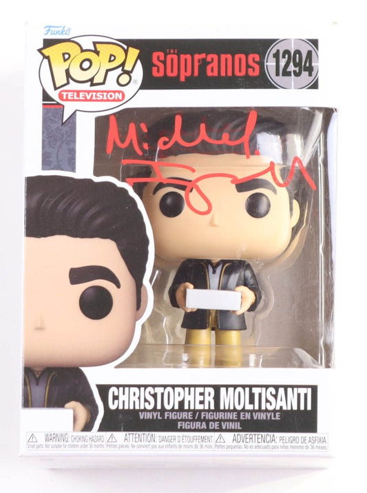 Michael Imperioli Signed "The Sopranos" #1521 Christopher Moltisanti Funko Pop! Vinyl Figure (Beckett) Beckett Witnessed