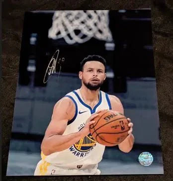 Stephen Curry autographed 8x10 photo with coa