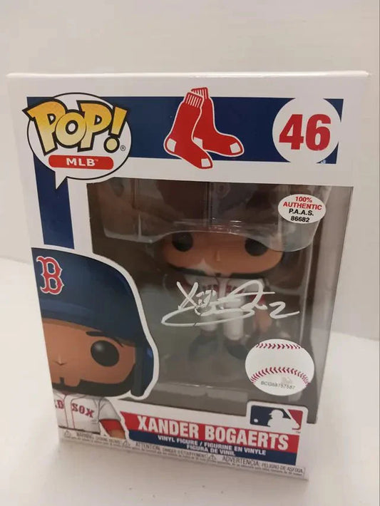 Xander Bogaerts of the Boston Red Sox signed autographed Funko Pop Figure PAAS COA 682